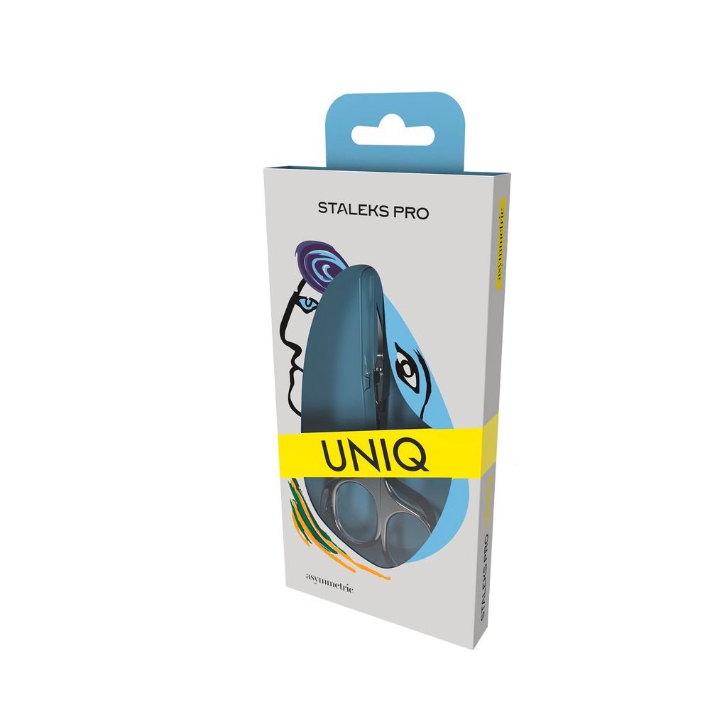 Professional Cuticle Scissors "Asymmetric" UNIQ 30 TYPE 4 -SQ-30/4- STALEKS